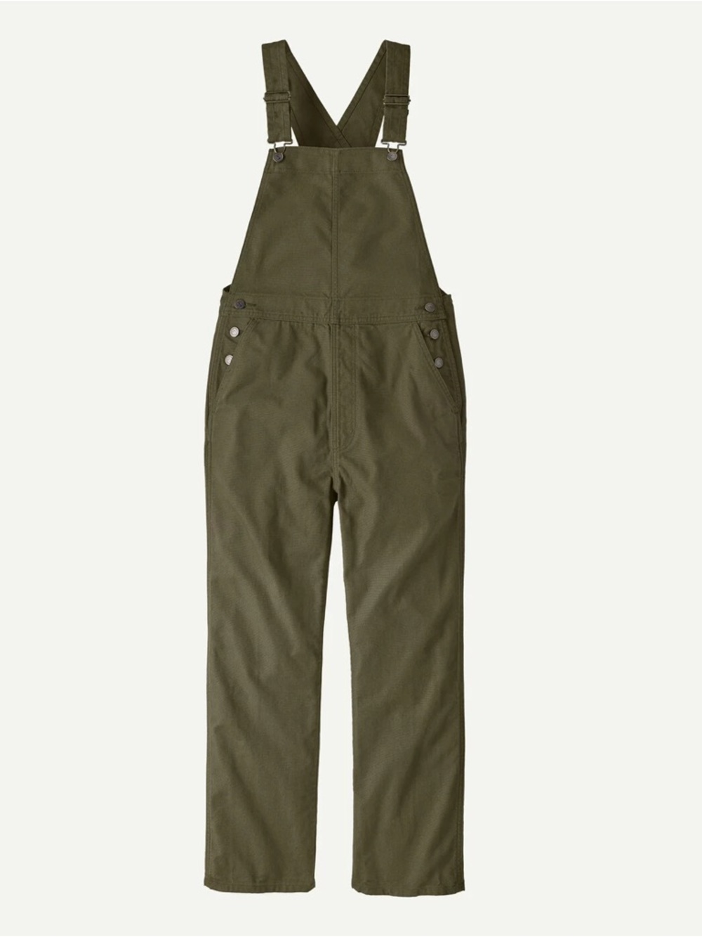 Patagonia Olive Green Basin Green Women's Overalls Jumpsuit Coveralls